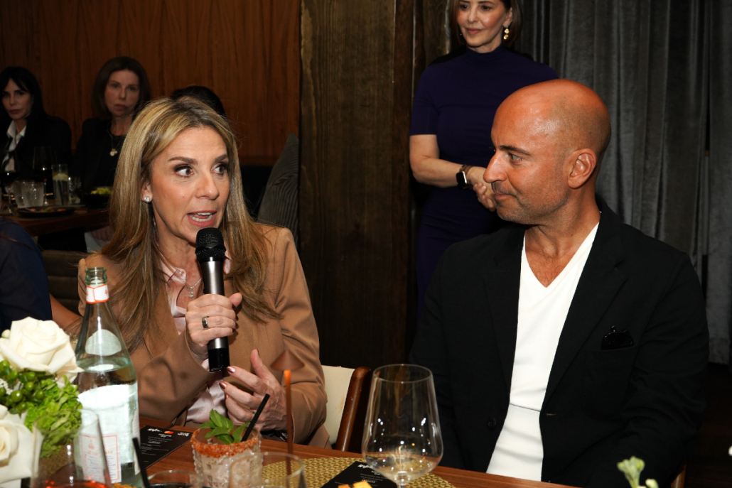 Meta's Nicola Mendelsohm and Gap's Damon Berger Meta's Nicola Mendelsohm and Gap's Damon Berger